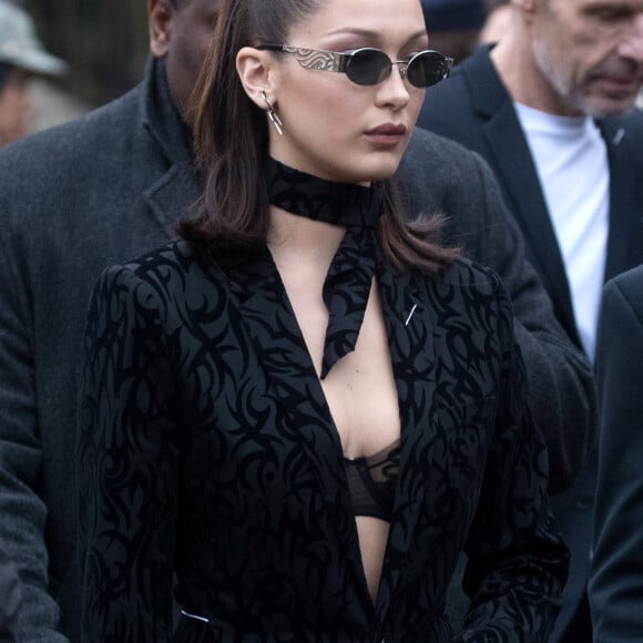 Bella Hadid - Défilé de mode Dior Homme collection Automne/Hiver 2018/2019 à Paris, le 20 janvier 2018.