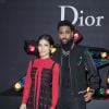 Jhene Aiko et son compagnon Big Sean - Défilé de mode Dior Homme collection Automne/Hiver 2018/2019 à Paris, le 20 janvier 2018. © Olivier Borde/Bestimage