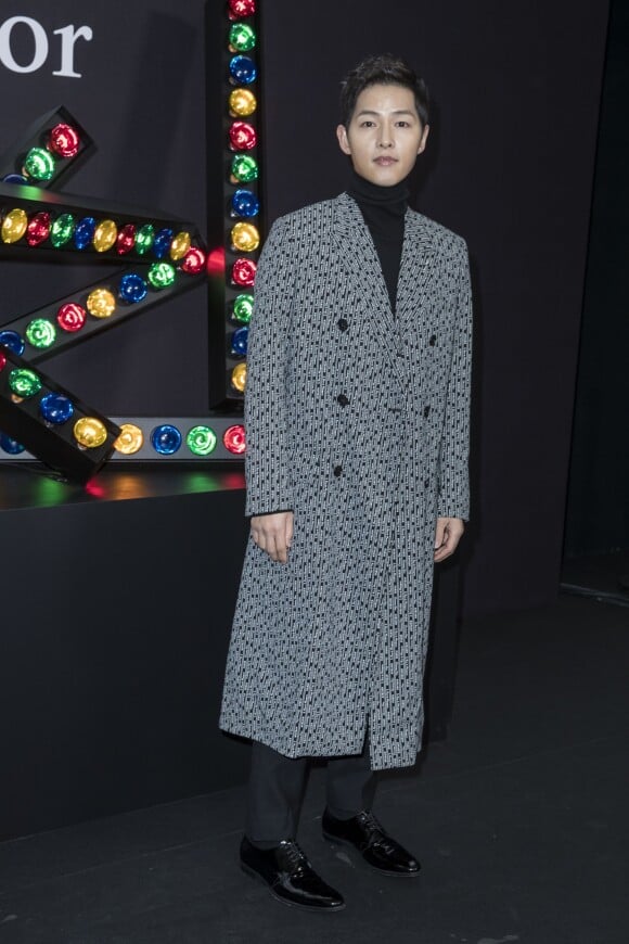 Song Joong-ki - Défilé de mode Dior Homme collection Automne/Hiver 2018/2019 à Paris, le 20 janvier 2018. © Olivier Borde/Bestimage
