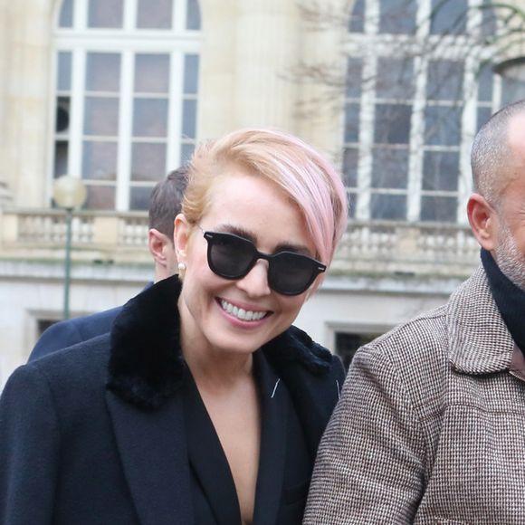 Woodlkid et Noomi Rapace - Défilé de mode Dior Homme collection Automne/Hiver 2018/2019 à Paris, le 20 janvier 2018. © CVS / Veeren / Bestimage 