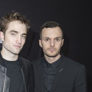 Robert Pattinson et Kris Van Assche - Défilé de mode Dior Homme collection Automne/Hiver 2018/2019 à Paris, le 20 janvier 2018. © Olivier Borde/Bestimage