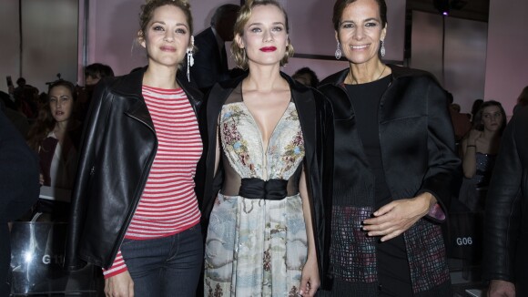 Fashion Week : Marion Cotillard et Diane Kruger, ultrachic pour Armani Privé