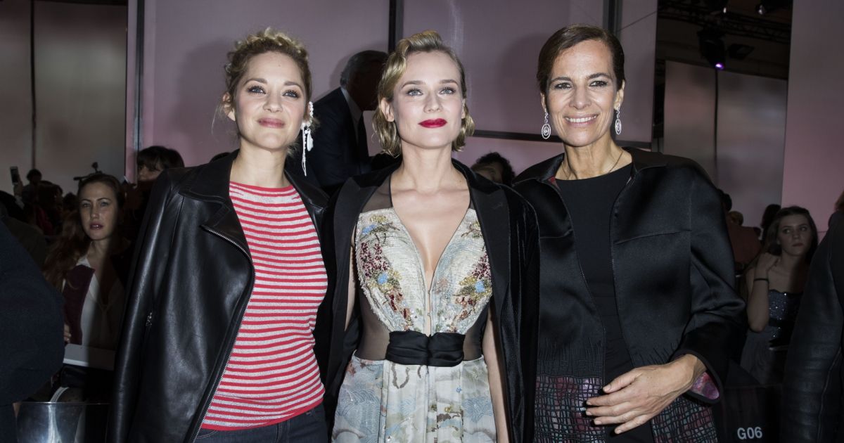 Marion Cotillard, Diane Kruger et Roberta Armani Défilé