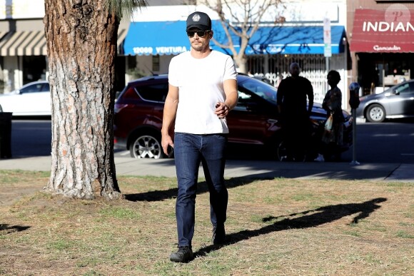 Exclusif - James Franco est allé déjeuner avec Jeff Garlin au restaurant Joan's à Studio City, le 23 janvier 2018.