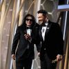 James Franco reçoit le Golden Globe du meilleur acteur dans une comédie à Los Angeles, le 7 janvier 2018.