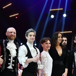 Pauline Ducruet remet un Clown de Bronze à la Troupe Vavilov lors de la soirée de remise des prix du 42ème Festival International du Cirque de Monte Carlo le 23 janvier 2018. © Bruno Bebert/Bestimage