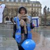Valérie Trierweiler lors du lancement de la campagne du Secours Populaire "Don'Actions" sur le parvis de l'hôtel de ville de Paris le 20 janvier 2018. © Giancarlo Gorassini / Bestimage