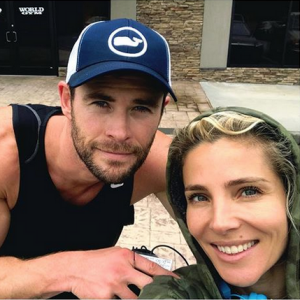 Chris Hemsworth et Elsa Pataky. Novembre 2017.