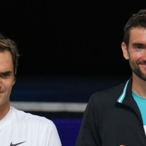 Roger Federer a remporté son 20e titre du Grand Chelem en battant Martin Cilic à l'Open d'Australie, Melbourne le 28 janvier 2018.