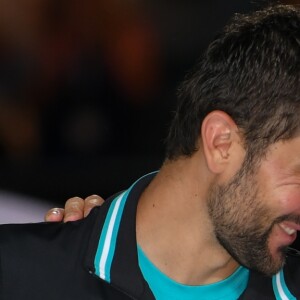 Roger Federer a remporté son 20e titre du Grand Chelem en battant Martin Cilic à l'Open d'Australie, Melbourne le 28 janvier 2018.