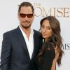 Chris Cornell et sa femme Vicky Karayiannis lors de la première "The Promise" à Hollywood, le 12 avril 2017. © CPA/Bestimage
