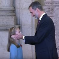 Felipe d'Espagne a 50 ans : Grande émotion avec Leonor, son héritière de 12 ans