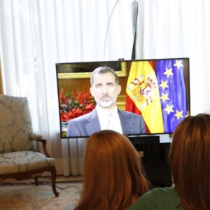 Pour le 50e anniversaire du roi Felipe VI d'Espagne, la Maison royale a diffusé de nombreuses images, issues notamment de son quotidien avec sa femme la reine Letizia et leurs filles la princesse Leonor des Asturies et l'infante Sofia, dont celle-ci. © Maison royale d'Espagne