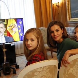 Pour le 50e anniversaire du roi Felipe VI d'Espagne, la Maison royale a diffusé de nombreuses images, issues notamment de son quotidien avec sa femme la reine Letizia et leurs filles la princesse Leonor des Asturies et l'infante Sofia, dont celle-ci. © Maison royale d'Espagne