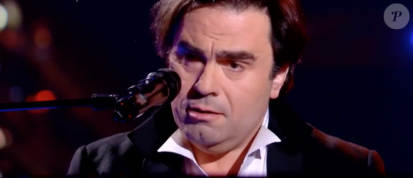 Frédéric Longbois dans The Voice 7 sur TF1, le 3 février 2018.