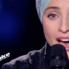 Mennel dans "The Voice 7" sur TF1 le 3 février 2018.