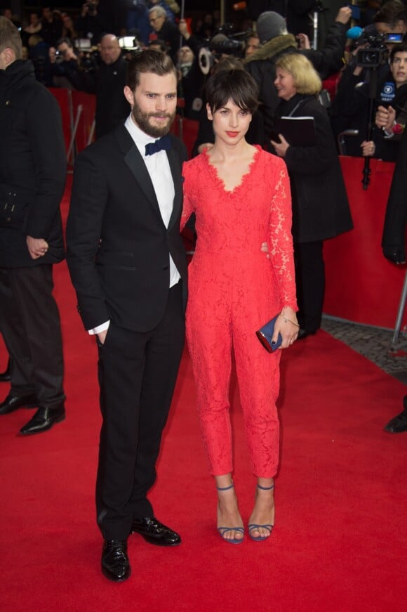 Jamie Dornan et sa femme Amelia Warner lors du 65e festival international du film de Berlin (Berlinale 2015) le 11 février 2015. '