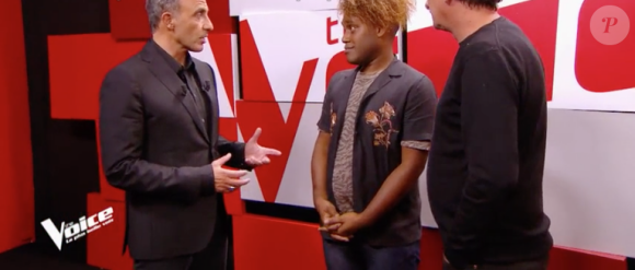 Carlton dans "The Voice 7" sur TF1 le 3 février 2018.