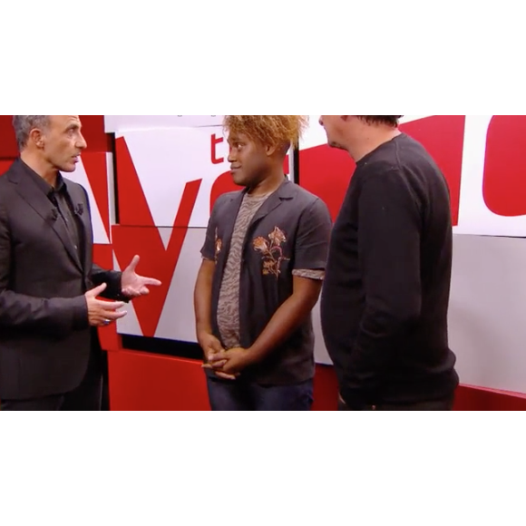 Carlton dans "The Voice 7" sur TF1 le 3 février 2018.