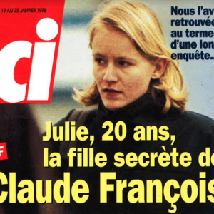 Couverture du magazine "Voici" daté du 19 au 25 janvier 1998. L'existence de la fille cachée de Claude François y était dévoilée pour la première fois.