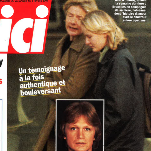 Couverture du magazine "Voici" daté du 26 janvier au 1er février 1998. L'existence de la fille cachée de Claude François y était dévoilée pour la seconde fois.