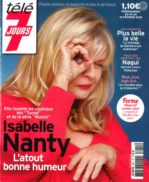 Isabelle Nanty en couverture de Télé 7 Jours.