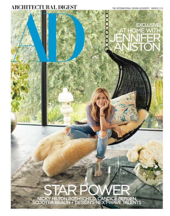 Jennifer Aniston a ouvert les portes de sa villa à Architectural Digest.