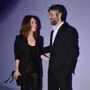 Julianne Moore et Bart Freundlich - Défilé de mode Tom Ford, collection prêt-à-porter automne-hiver 2018-2019 lors de la Fashion Week de New York, le 8 février 2018.