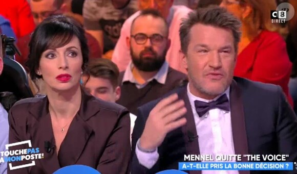 Géraldine Maillet et Benjamin Castaldi - "TPMP", 9 février 2018, C8