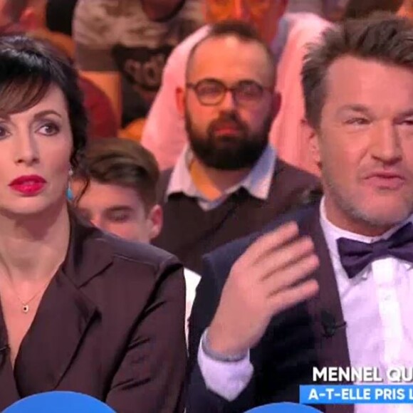 Géraldine Maillet et Benjamin Castaldi - "TPMP", 9 février 2018, C8