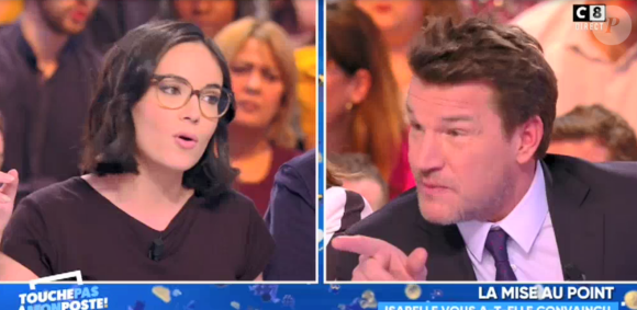 Agathe Auproux opposée à Benjamin Castaldi - "TPMP", 7 février 2018, C8