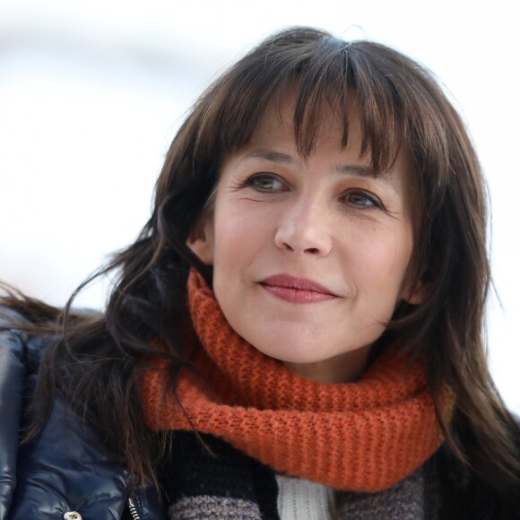 Sophie Marceau lors du Photocall extérieur pour le film "Mme Mills, une voisine si parfaite" au 21ème festival international du film de comédie de l'Alpe d'Huez le 19 janvier 2018. S.Marceau est la réalisatrice du film et interprète le rôle de Hélèn