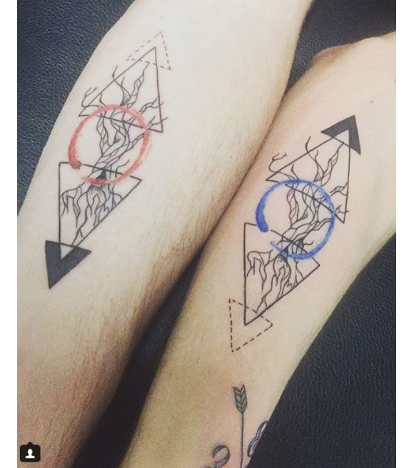 Enzo Soetens et son frère ont fait un tatouage commun.