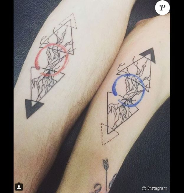 Enzo Soetens et son frère ont fait un tatouage commun.