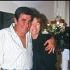 Archives - Gilbert Bécaud et sa femme Kitty dans les loges de l'Olympia en 1991