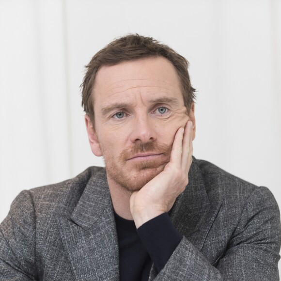 Michael Fassbender à la conférence de presse de "The Snowman" à l'hôtel Four Seasons de Beverly Hills. Los Angeles, le 6 octobre 2017.