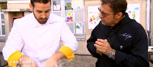 Vincent Crepel et Michel Sarran - "Top chef 2018" du 28 février, M6