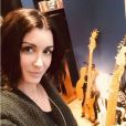 Jenifer en studio, 12 janvier 2018, Instagram