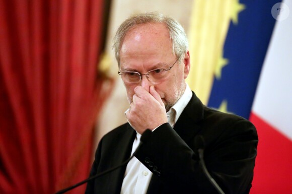Laurent Joffrin - 23e cérémonie des Prix du Trombinoscope dans les salons de l'Hôtel de Lassay à Paris le 27 janvier 2015.