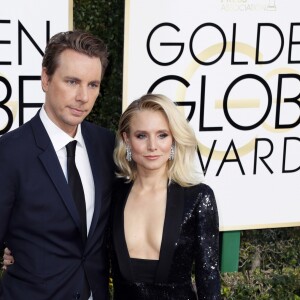 Kristen Bell et son mari Dax Shepard - La 74ème cérémonie annuelle des Golden Globe Awards à Beverly Hills, le 8 janvier 2017. © Olivier Borde/Bestimage