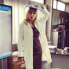 Elise Tielrooy sur les plateaux de tournage de "Section de recherches".