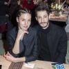 Pierre Niney et sa compagne Natasha Andrews au défilé "H&M Studio", collection prêt-à-porter printemps-été 2018 au Musée des arts décoratifs. Paris, le 28 février 2018. © Olivier Borde/Bestimage