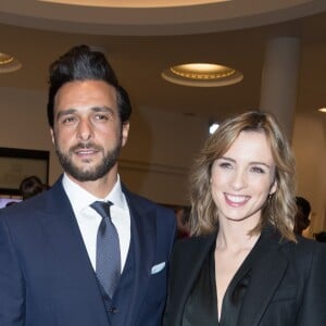 Maxim Nucci et sa compagne Isabelle Ithurburu (enceinte) - Arrivées lors de la 43e cérémonie des Cesar à la salle Pleyel à Paris, le 2 mars 2018. © Dominique Jacovides - Olivier Borde / Bestimage