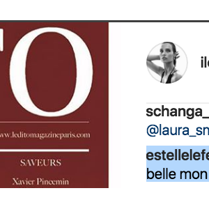Ilona Smet félicitée par sa maman Estelle Lefébure sur Instagram, mars 2018.