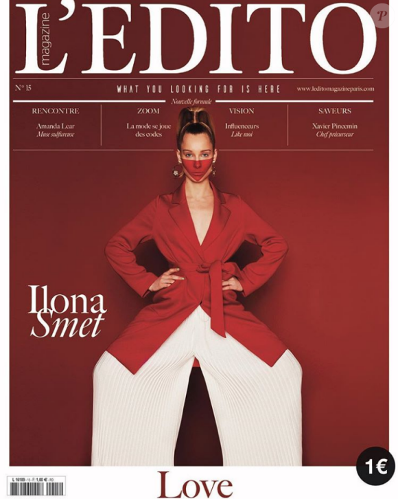 Ilona Smet pour L'EDITO Magazine, mars 2018.