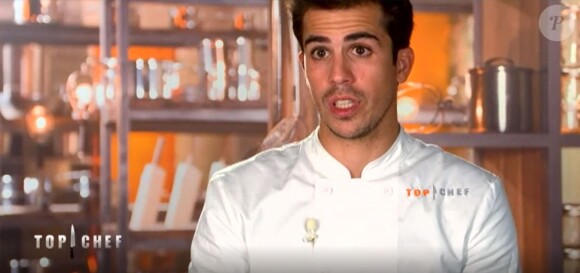 Victor dans "Top Chef 2018" (M6), le 7 mars 2018.