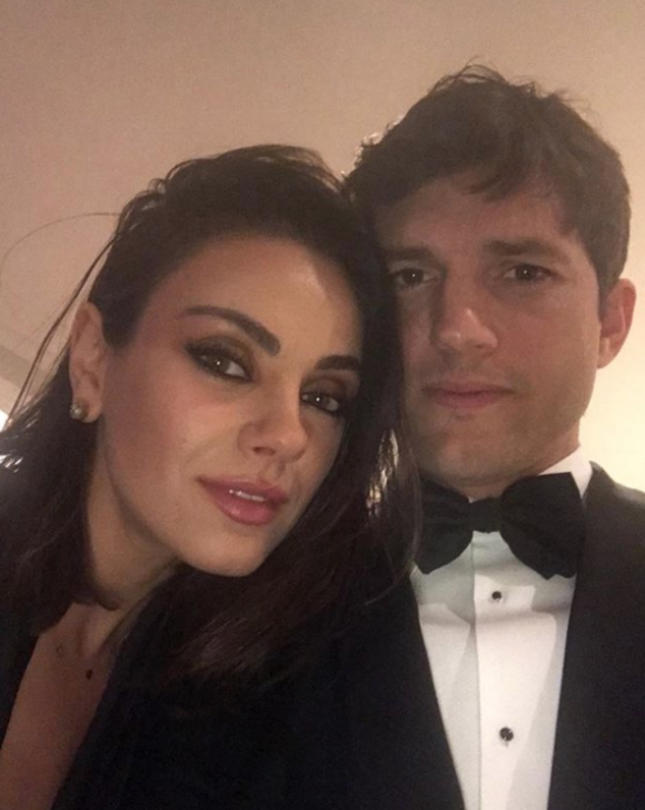 Mila Kunis et Ashton Kutcher le 4 mars 2018.