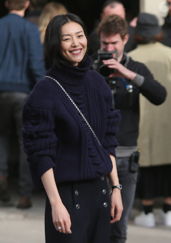 Liu Wen - Arrivées au défilé de mode "Chanel", collection prêt-à-porter automne-hiver 2018/2019, au Grand Palais à Paris. Le 6 mars 2018 © CVS-Veeren / Bestimage