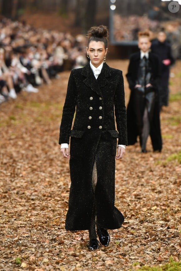 Défilé de mode "Chanel", collection prêt-à-porter automne-hiver 2018/2019, au Grand Palais à Paris. Le 6 mars 2018