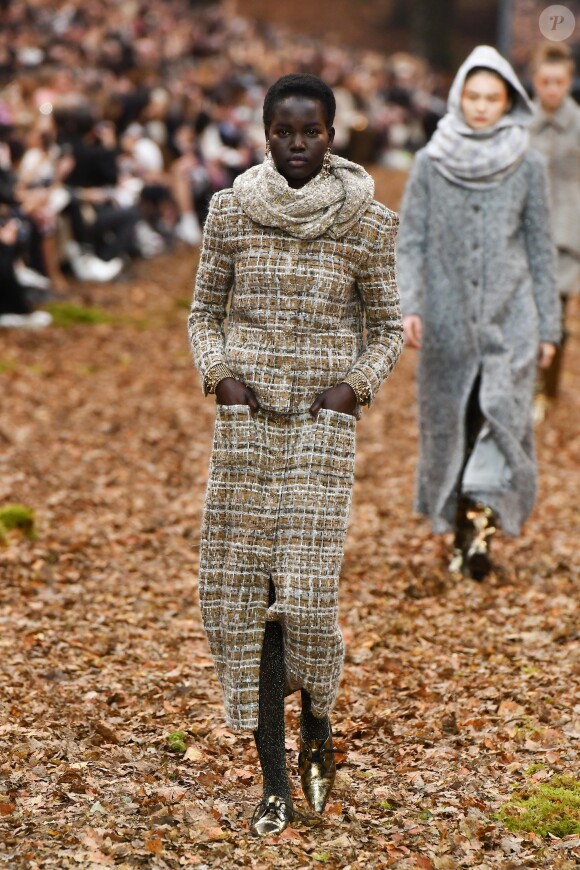 Défilé de mode "Chanel", collection prêt-à-porter automne-hiver 2018/2019, au Grand Palais à Paris. Le 6 mars 2018